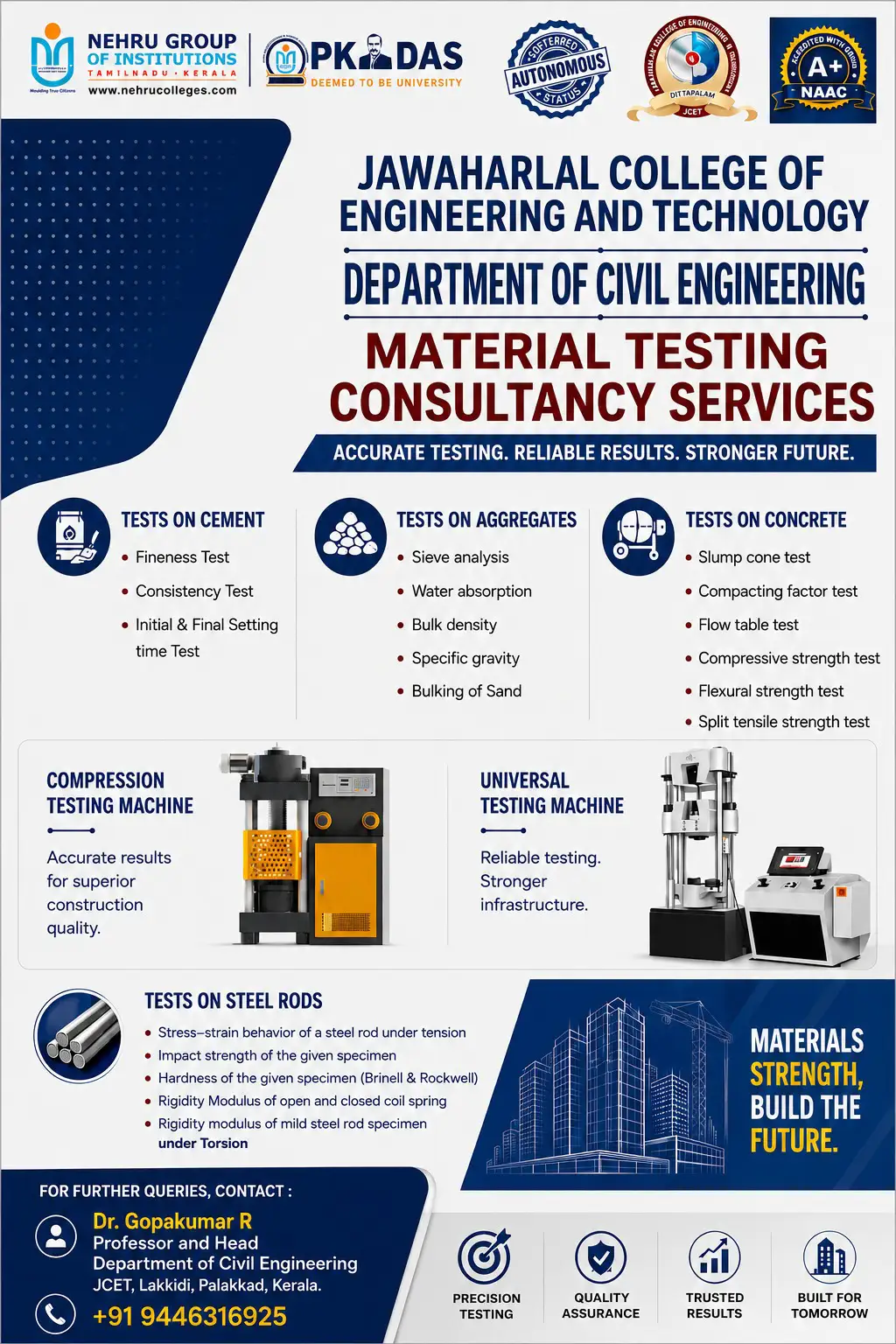 Material Testing Consultancy